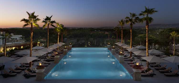 Infinity Pool at night